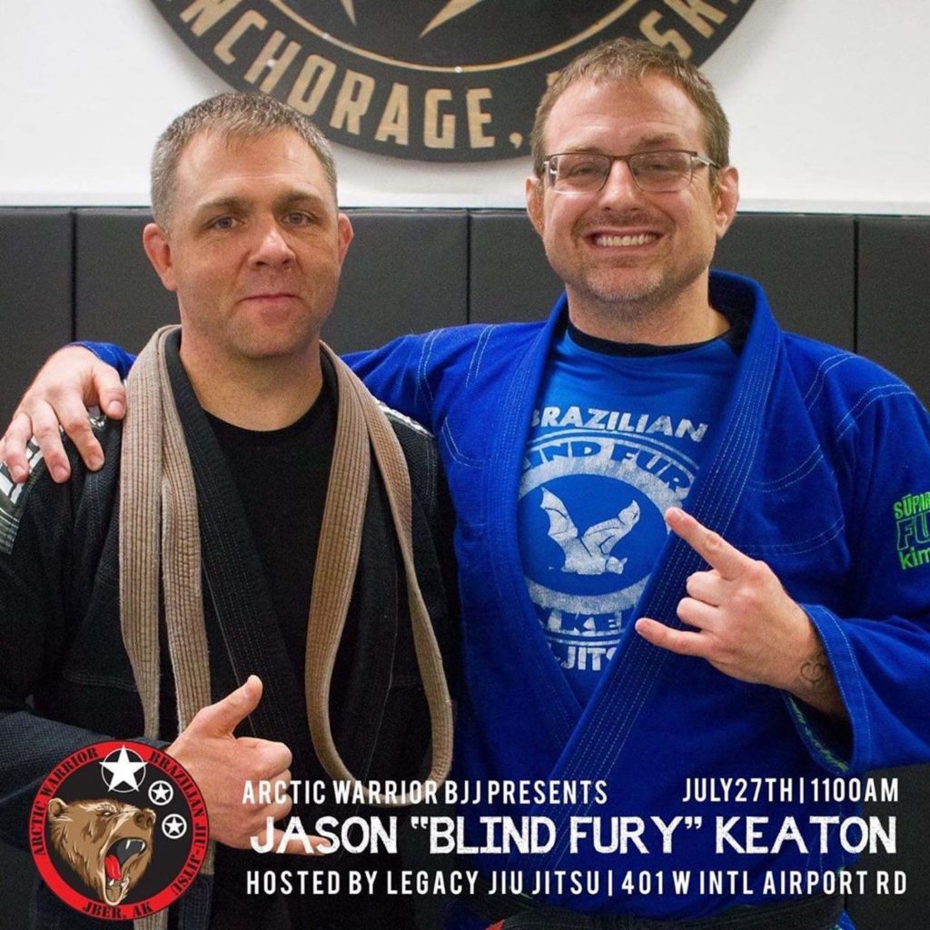 4th degree BJJ black belt Jason Keaton proves martial arts is also for the disabled.
