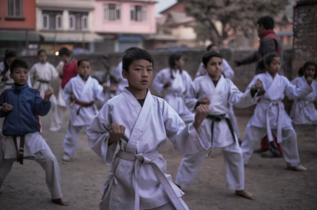 a form of discipline in martial arts is when kids practise their forms