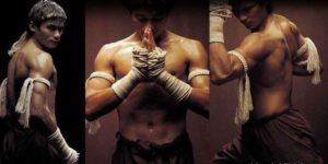 Traditional Muay Thai Gear as seen in the film "Ong-Bak: Muay Thai Warrior."